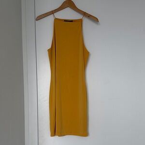 Forever 21 Mustard Yellow Mini Dress